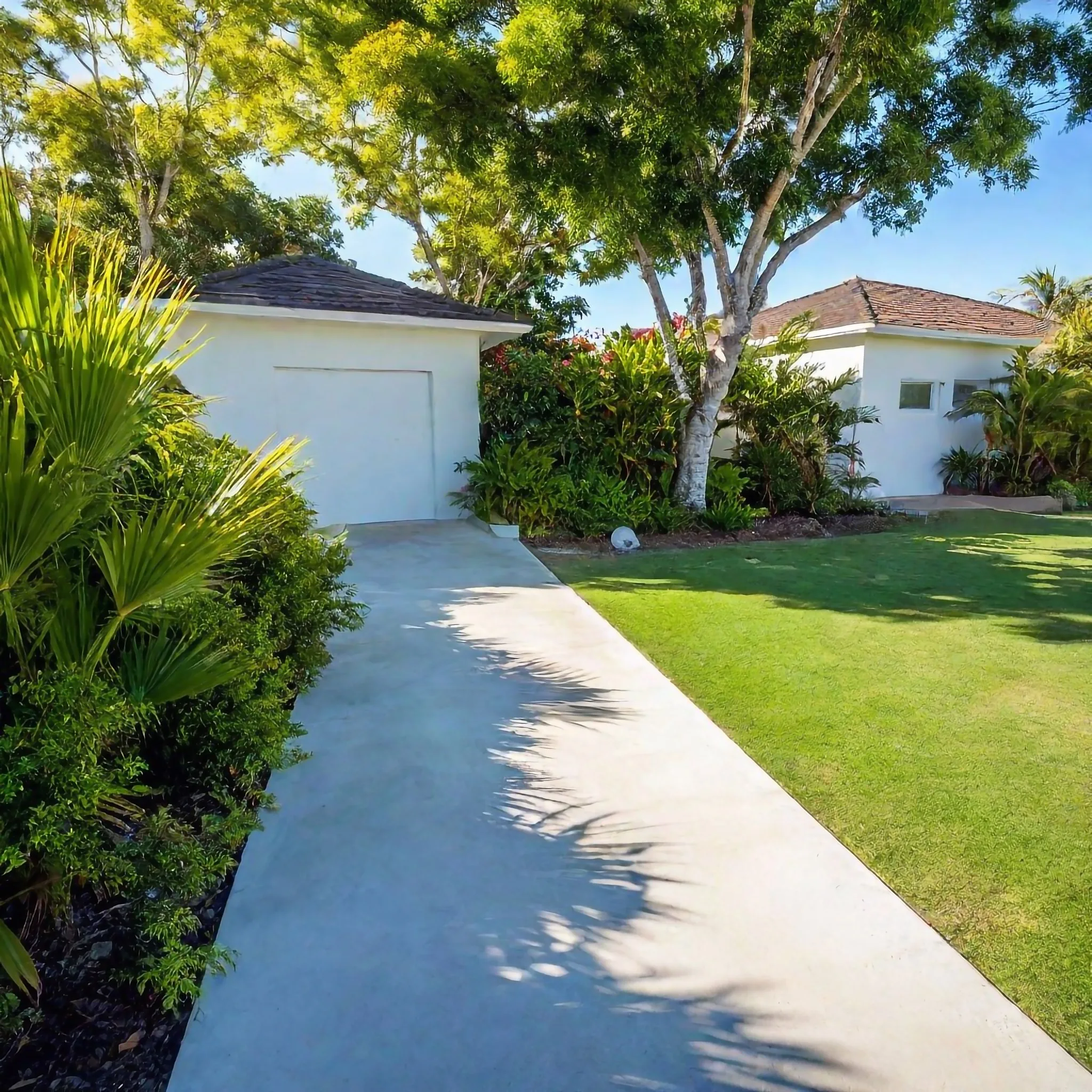 Concrete pathway finished on an established Camden property