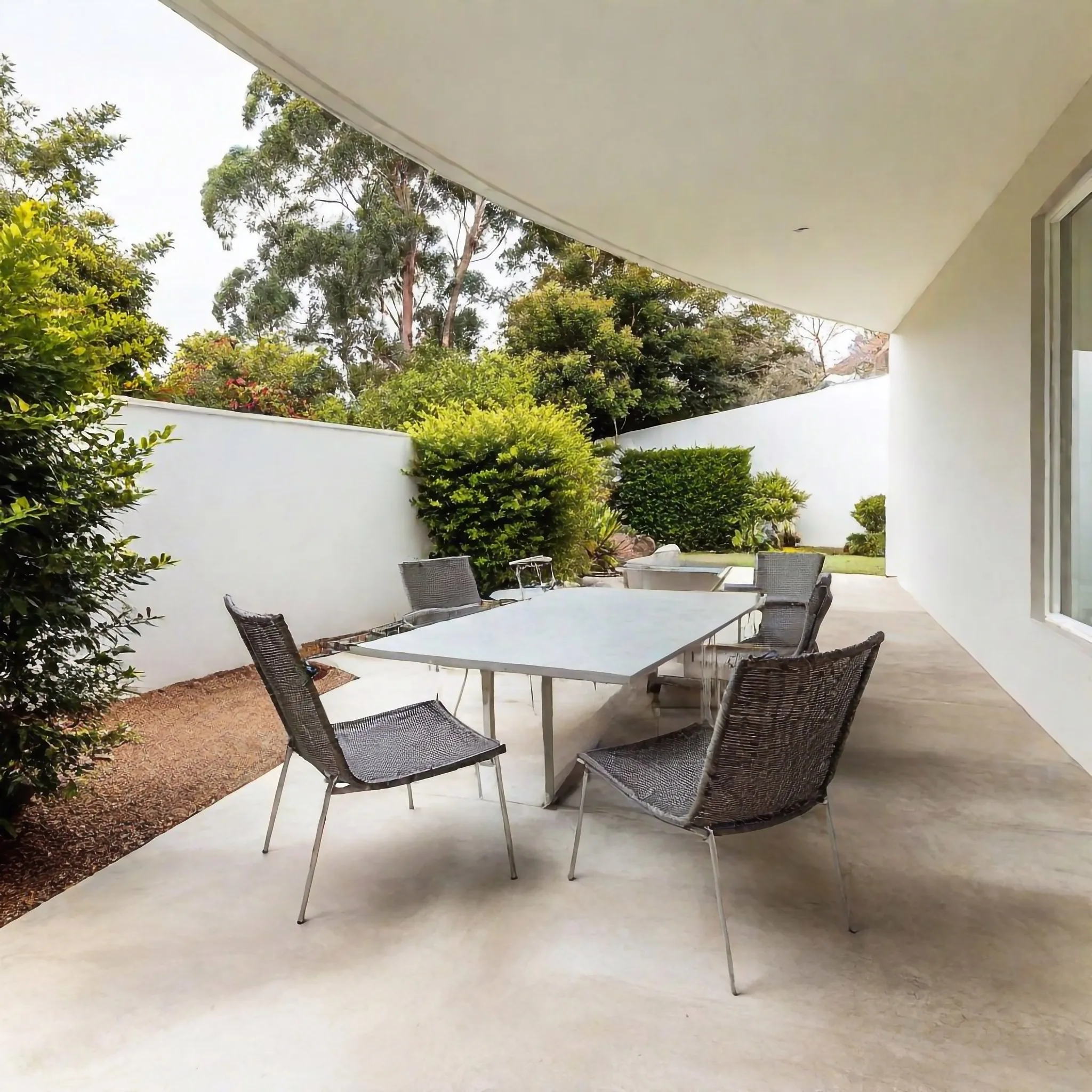 Concrete patio finished for a Campbelltown property